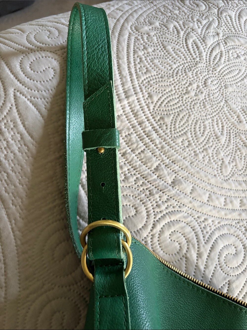 Portland Leather Bacalar large Slouchy Shoulder Bag - Picture 3 of 5